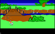 King's Quest for IBM PC/Compatibles - Is it safe to cross this bridge?