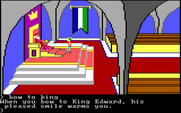 King's Quest for IBM PC/Compatibles - Meeting with King Edward.