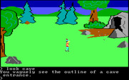 King's Quest for IBM PC/Compatibles - A cave; is it safe to go in there?