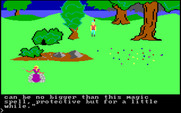 King's Quest for IBM PC/Compatibles - A protective spell...useful!