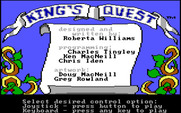 King's Quest for IBM PC/Compatibles - Title screen.