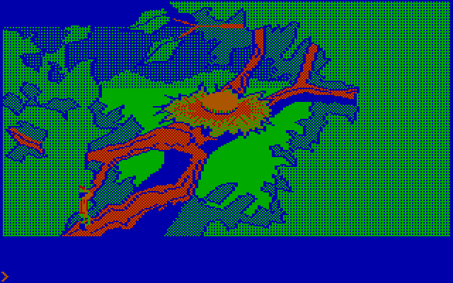 King's Quest IBM PC/Compatibles Screenshot: It's a golden egg!