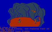 King's Quest for IBM PC/Compatibles - Leprechauns love fiddle music.