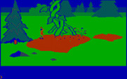 King's Quest for IBM PC/Compatibles - It's a giant beanstalk!