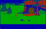 King's Quest for IBM PC/Compatibles - A door in the side of the mountain...