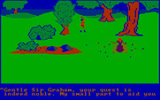 King's Quest for IBM PC/Compatibles - Awarded a protective spell.
