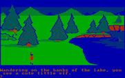 King's Quest for IBM PC/Compatibles - There is an elf here!
