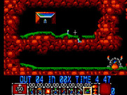 Lemmings for Sega Master System - Game start.