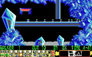 Lemmings for IBM PC/Compatibles - Sometimes lemmings need to bash their way through walls.