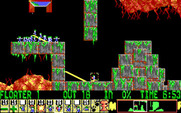 Lemmings for IBM PC/Compatibles - Can you navigate these steel walls?