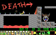 Lemmings for IBM PC/Compatibles - Lemming death? Be careful!