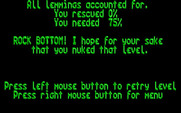 Lemmings for IBM PC/Compatibles - Not so good...looks like time to try again...