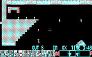 Lemmings for IBM PC/Compatibles - Think quick, don't let lemmings fall to their death...