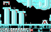 Lemmings for IBM PC/Compatibles - Use floating lemmings to complete this level.