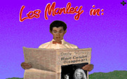 Les Manley in: Lost in L.A. for IBM PC/Compatibles - Title screen 1.