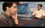 Les Manley in: Lost in L.A. for IBM PC/Compatibles - Meeting with Tony Leoni.