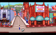 Les Manley in: Lost in L.A. for IBM PC/Compatibles - Use the shoes icon to walk places...