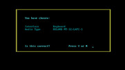 Les Manley in: Lost in L.A. for IBM PC/Compatibles - Confirm selections...