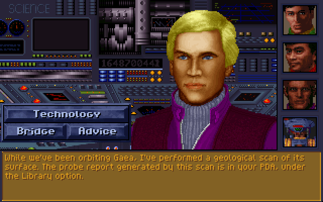 Alien Legacy IBM PC/Compatibles Screenshot: A new scan is available.