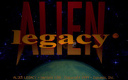 Alien Legacy for IBM PC/Compatibles - Title screen.