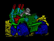Army Moves for ZX Spectrum - Loading screen.