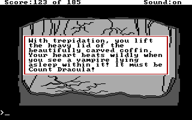 King's Quest II: Romancing the Throne IBM PC/Compatibles Screenshot: Are you sure you want to do this?