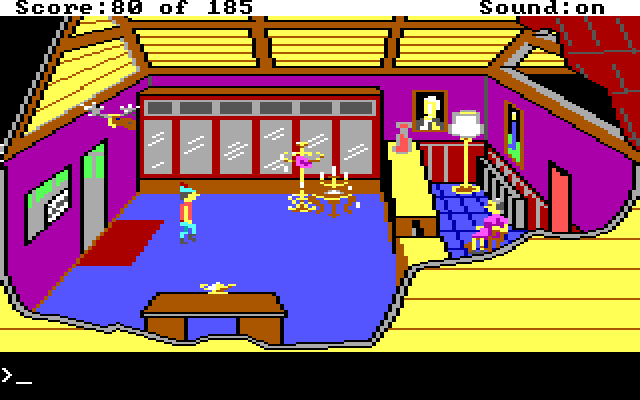 King's Quest II: Romancing the Throne IBM PC/Compatibles Screenshot: Anything interesting for sale?
