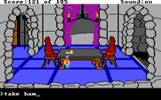King's Quest II: Romancing the Throne for IBM PC/Compatibles - Always take stuff, never know when you'll need it...