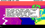 King's Quest II: Romancing the Throne for IBM PC/Compatibles - Arrived on an island...