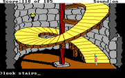 King's Quest II: Romancing the Throne for IBM PC/Compatibles - This staircase looks dangerous...