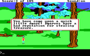 King's Quest II: Romancing the Throne for IBM PC/Compatibles - Quick dwarves may randomly appear and should be avoided.
