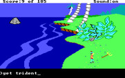 King's Quest II: Romancing the Throne for IBM PC/Compatibles - Someone lost their trident...