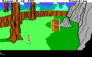 King's Quest II: Romancing the Throne for IBM PC/Compatibles - A magic door!
