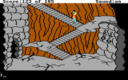 King's Quest II: Romancing the Throne for IBM PC/Compatibles - Descending some stairs...
