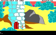 King's Quest II: Romancing the Throne for IBM PC/Compatibles - About to climb a tower...