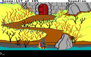 King's Quest II: Romancing the Throne for IBM PC/Compatibles - Careful in this thorny path...