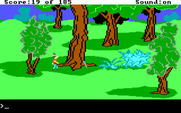 King's Quest II: Romancing the Throne for IBM PC/Compatibles - Lost in the woods...