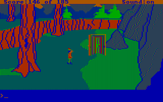 King's Quest II: Romancing the Throne IBM PC/Compatibles Screenshot: More doors?