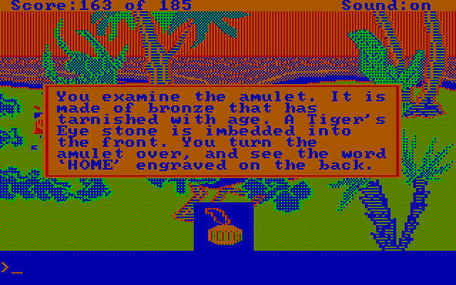 King's Quest II: Romancing the Throne IBM PC/Compatibles Screenshot: Found something!