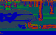 King's Quest II: Romancing the Throne for IBM PC/Compatibles - Objects are often hidden; anything anywhere in this scene?