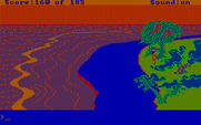 King's Quest II: Romancing the Throne for IBM PC/Compatibles - Arrived on a new shore.