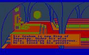 King's Quest II: Romancing the Throne for IBM PC/Compatibles - The story introduction.
