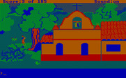 King's Quest II: Romancing the Throne for IBM PC/Compatibles - There is a monastary here; sometimes a fairy appears in the area to help you.