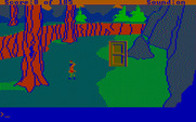 King's Quest II: Romancing the Throne for IBM PC/Compatibles - A magic door!