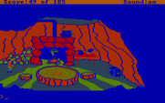 King's Quest II: Romancing the Throne for IBM PC/Compatibles - Inside the treehouse...looks cozy!