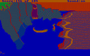King's Quest II: Romancing the Throne for IBM PC/Compatibles - Caught a giant fish.