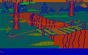 King's Quest II: Romancing the Throne for IBM PC/Compatibles - Be careful crossing this bridge...