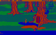 King's Quest II: Romancing the Throne for IBM PC/Compatibles - Hmm, a tree house! Wonder who lives here?