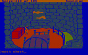King's Quest II: Romancing the Throne for IBM PC/Compatibles - A chest...anything in there? Better open it and find out.