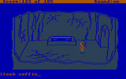 King's Quest II: Romancing the Throne for IBM PC/Compatibles - Do you really want to examine this coffin?